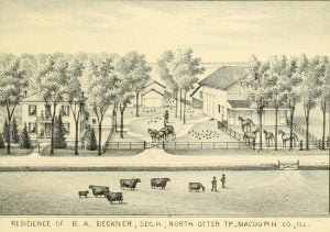 Residence of Benjamin A Beckner