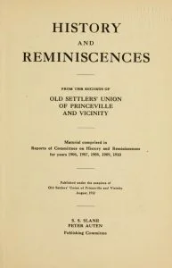 History and reminiscences vol 1