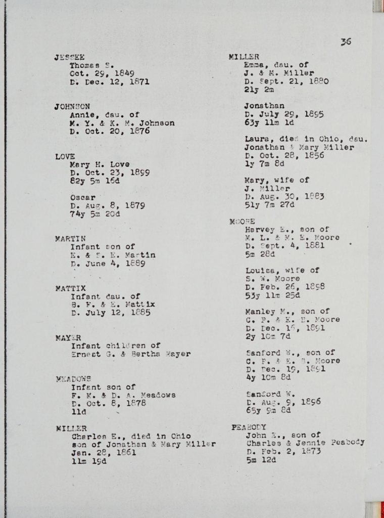 Jessee Cemetery page 36