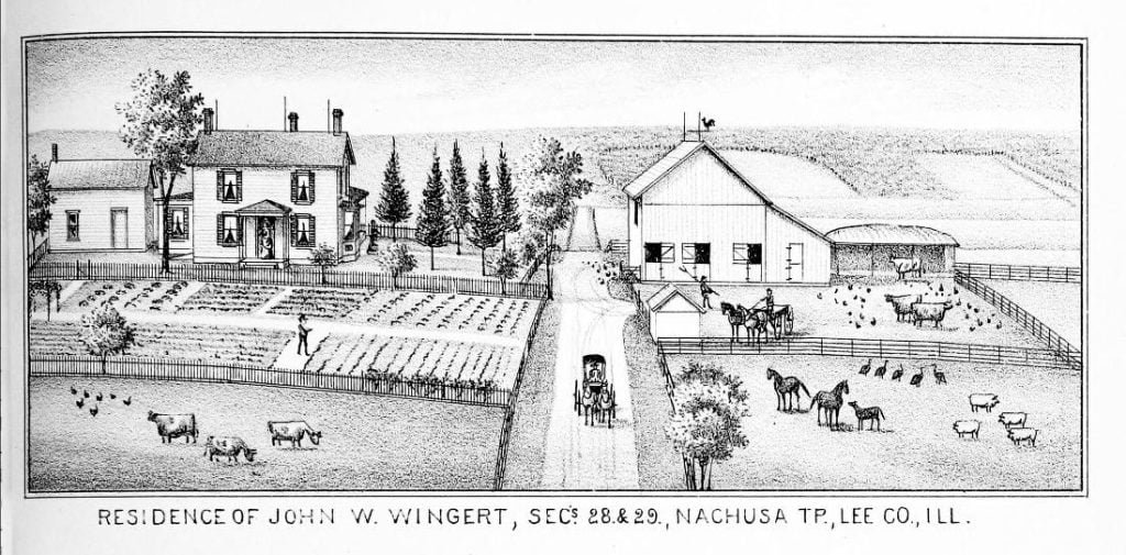 Residence of John W Wingert