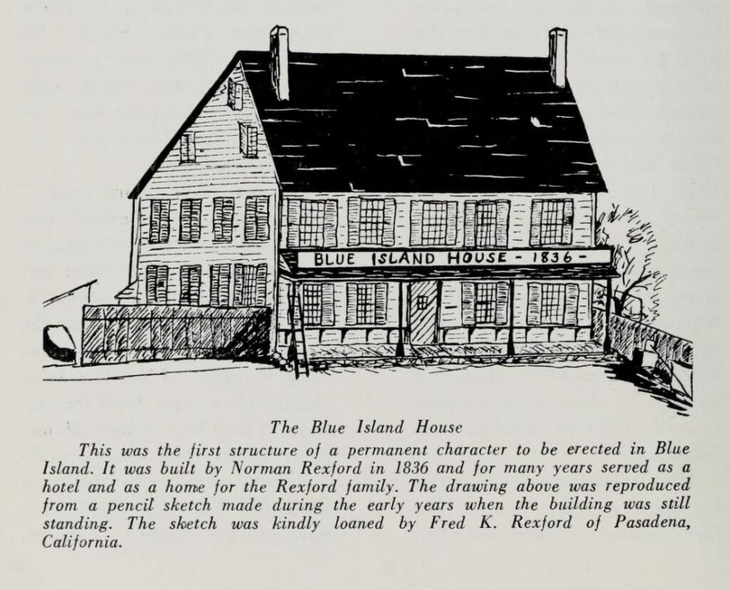 Blue Island House, 1836