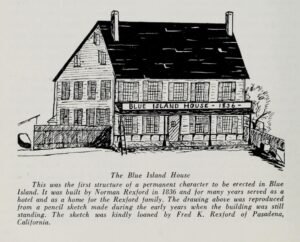 Blue Island House, 1836