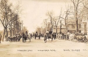 Market Day, Western Ave, Blue Island, Illinois